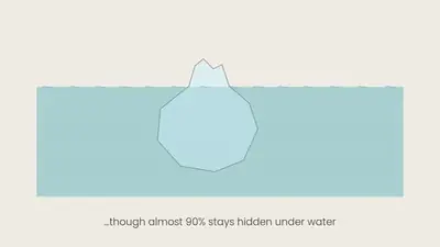 Still from the video: Why does ice float?